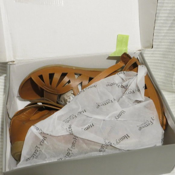 Henry Ferrera Woobar / Gladiator Sandals NIB - Picture 6 of 8
